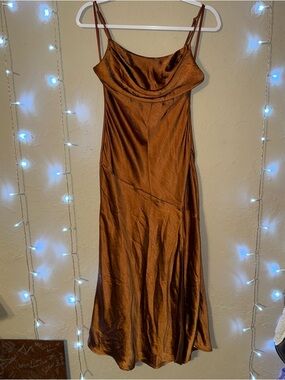 Saints + Secrets Rust Dress